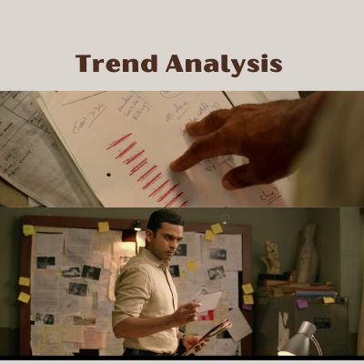 Ashok analysing the pattern which is related here with Trend analysis.